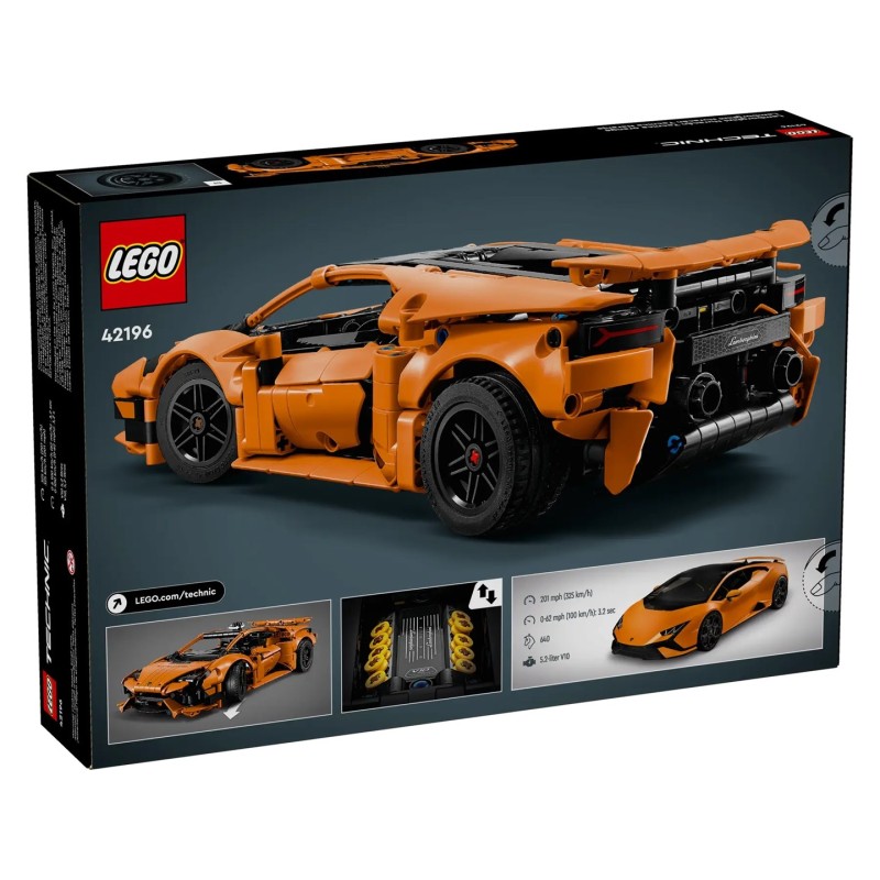 LEGO TECHNIC 42196 Lamborghini Huracán Tecnica Orange LEGO TECHNIC 42196 Lamborghini Huracán Tecnica Orange