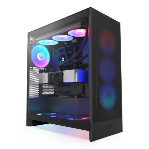 NZXT H7 Flow RGB Midi Tower Black