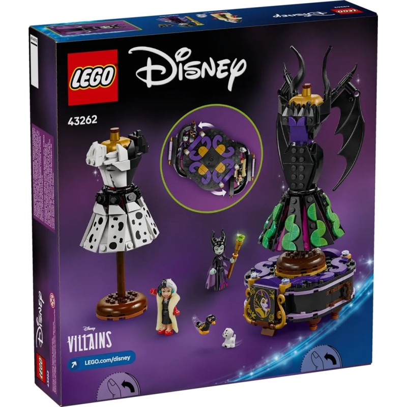 LEGO DISNEY 43262 Maleficent's and Cruella de Vil's Dresse LEGO DISNEY 43262 Maleficent's and Cruella de Vil's Dresse