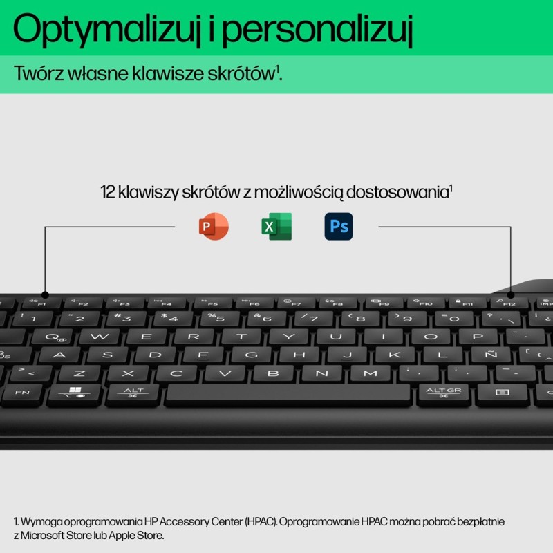 HP 475 Dual-Mode Wireless Keyboard