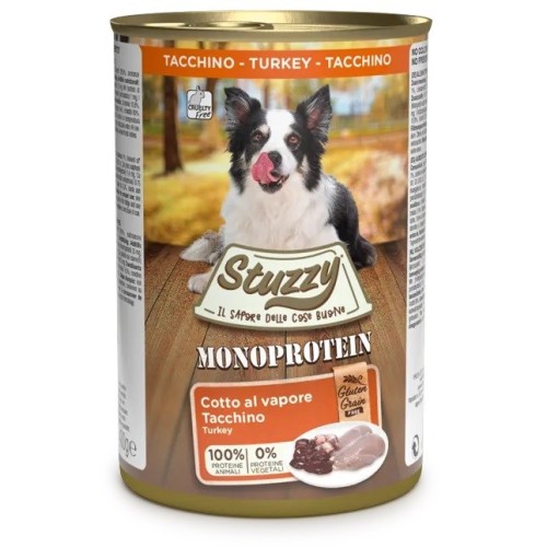 STUZZY Monoprotein Turkey  - wet dog food - 400 g STUZZY Monoprotein Turkey  - wet dog food - 400 g
