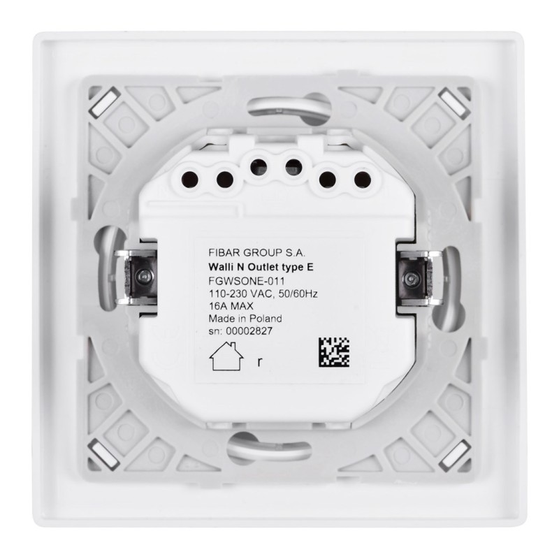 Fibaro Walli N socket-outlet Type E White Fibaro Walli N socket-outlet Type E White