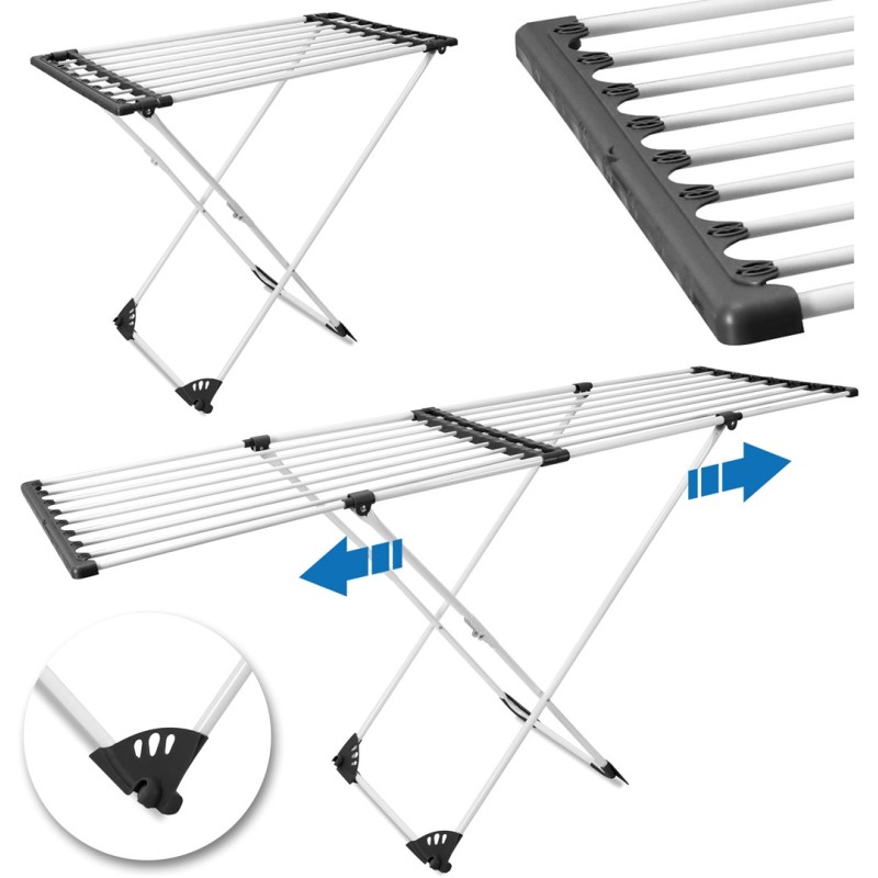 PROMIS Clothes dryer CORTONA, telescopic, extendable PROMIS Clothes dryer CORTONA, telescopic, extendable