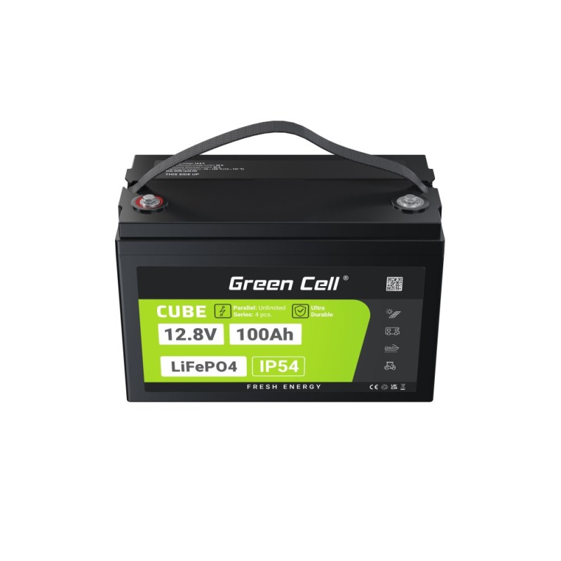 Green Cell LFPGC12V100AH UPS battery Lithium Iron Phosphate (LiFePO4) 12.8 V 100 Ah Green Cell LFPGC12V100AH UPS battery Lithium Iron Phosphate (LiFePO4) 12.8 V 100 Ah