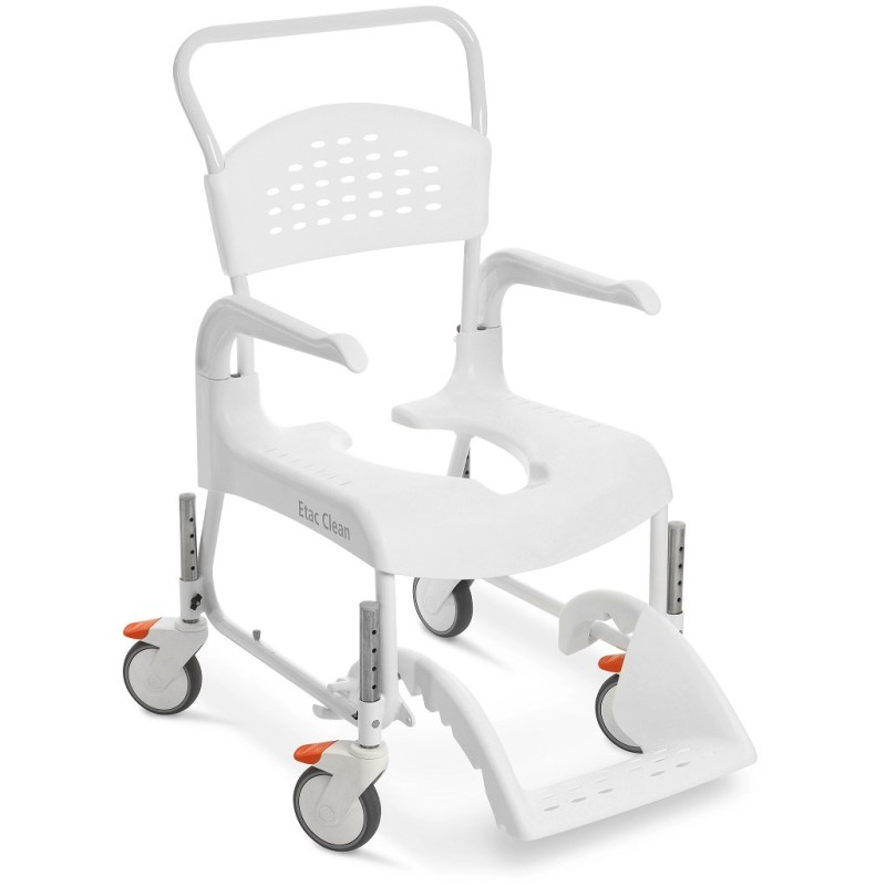 ETAC Clean 55 cm / 2 brakes Wheelchair with toilet function White ETAC Clean 55 cm / 2 brakes Wheelchair with toilet function White