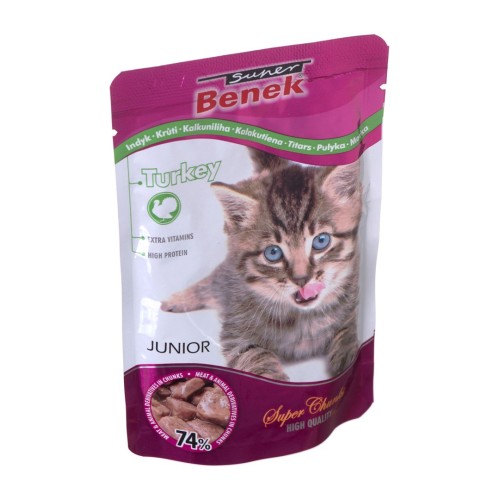 SUPER BENEK Junior Turkey - wet cat food - 100 g SUPER BENEK Junior Turkey - wet cat food - 100 g