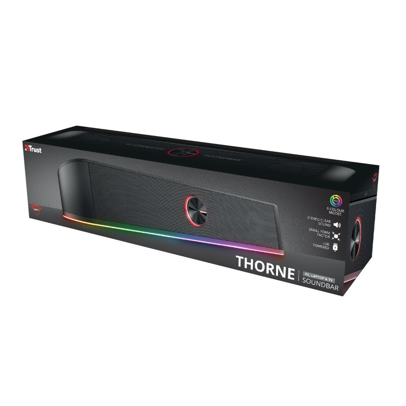 Trust GXT 619 Thorne Black 2.0 channels 6 W Trust GXT 619 Thorne Black 2.0 channels 6 W