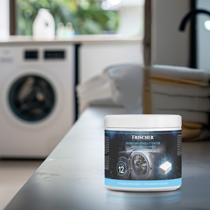 Frischer washing machine cleaning tablets 12 pcs. Frischer washing machine cleaning tablets 12 pcs.