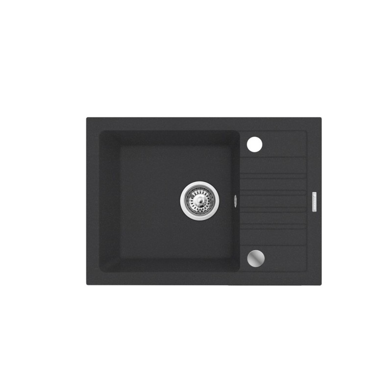 Black sink set with flexi faucet - MAIDSINKS BALI sink (62x44) 1B1D black + Flessi Black Edition faucet Black sink set with flexi faucet - MAIDSINKS BALI sink (62x44) 1B1D black + Flessi Black Edition faucet