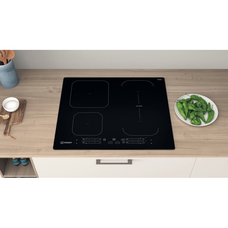 Indesit IB 65B60 NE Black Built-in 59 cm Zone induction hob 4 zone(s) Indesit IB 65B60 NE Black Built-in 59 cm Zone induction hob 4 zone(s)
