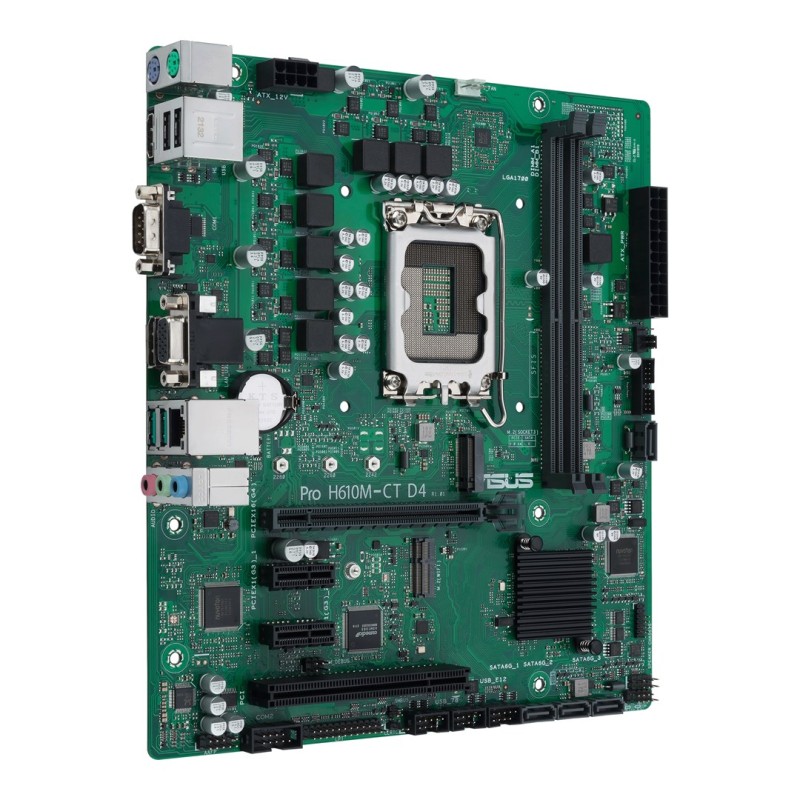 ASUS PRO H610M-C D4-CSM Intel H610 LGA 1700 micro ATX ASUS PRO H610M-C D4-CSM Intel H610 LGA 1700 micro ATX