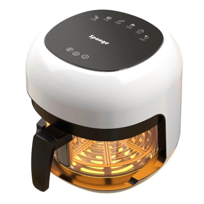 Sponge Greaseless deep fat fryer 4l Black, White Sponge Greaseless deep fat fryer 4l Black, White
