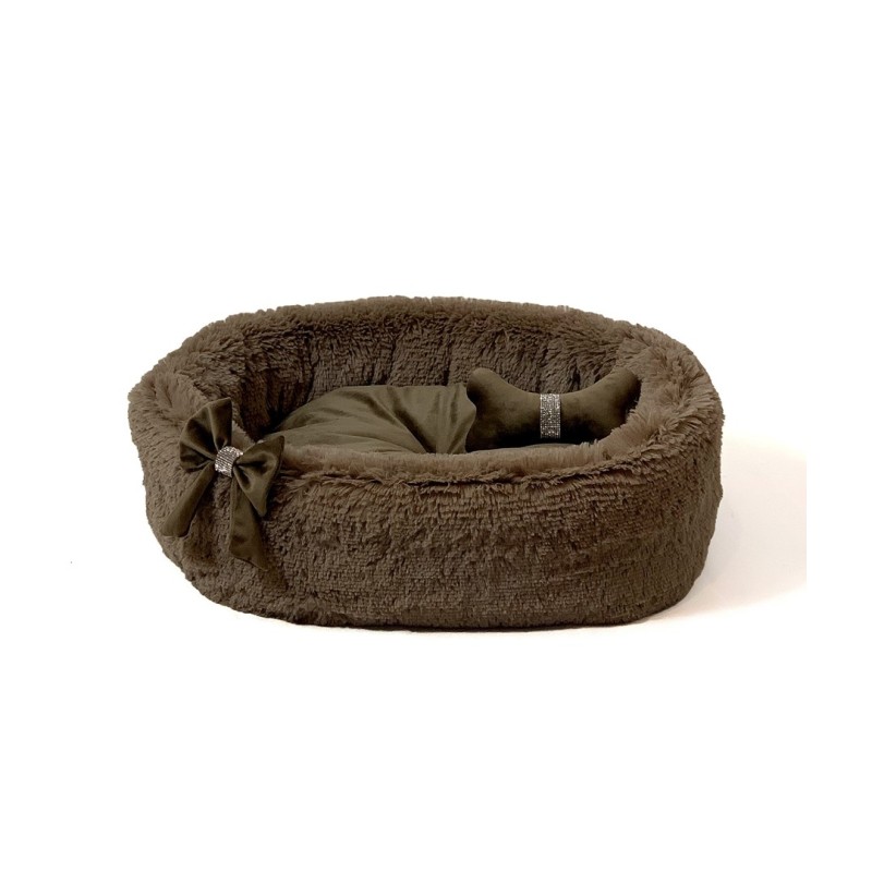 GO GIFT Cocard brown XL - pet bed - 65 x 60 x 18 cm GO GIFT Cocard brown XL - pet bed - 65 x 60 x 18 cm