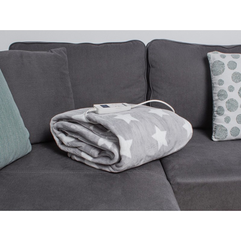 ELECTRIC BLANKET NOVEEN EB651 GREY STAR SUPER SOFT 180X130CM ELECTRIC BLANKET NOVEEN EB651 GREY STAR SUPER SOFT 180X130CM