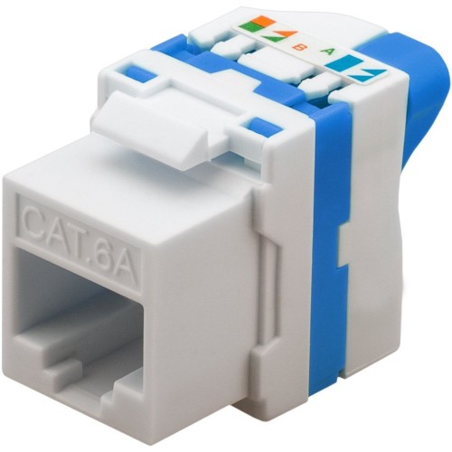 Techly CAT 6a KeyStone RJ45 Jack UTP unshielded Tooless IWP-MD C6A/UROTT Techly CAT 6a KeyStone RJ45 Jack UTP unshielded Tooless IWP-MD C6A/UROTT