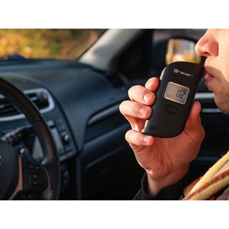 Tracer BreathEZ-1 Semiconductor Breathalyser, Black