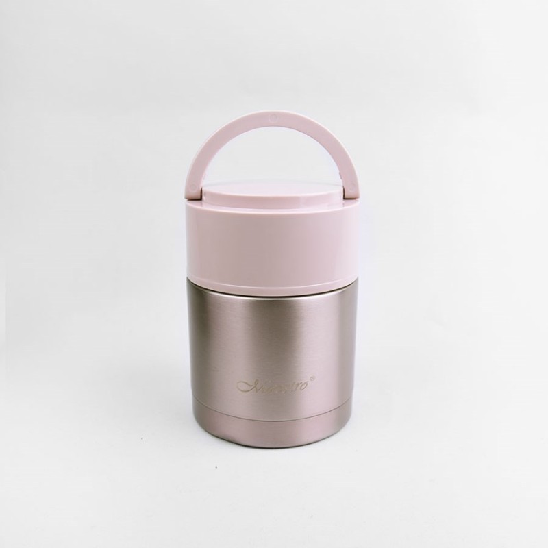 Dinner thermos Maestro MR-1636-60 600 ml, pink Dinner thermos Maestro MR-1636-60 600 ml, pink