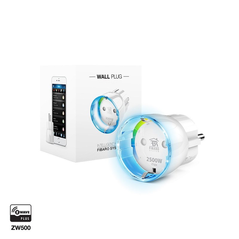 Fibaro FIBEFGWPF-102-5 power plug adapter Type F White Fibaro FIBEFGWPF-102-5 power plug adapter Type F White