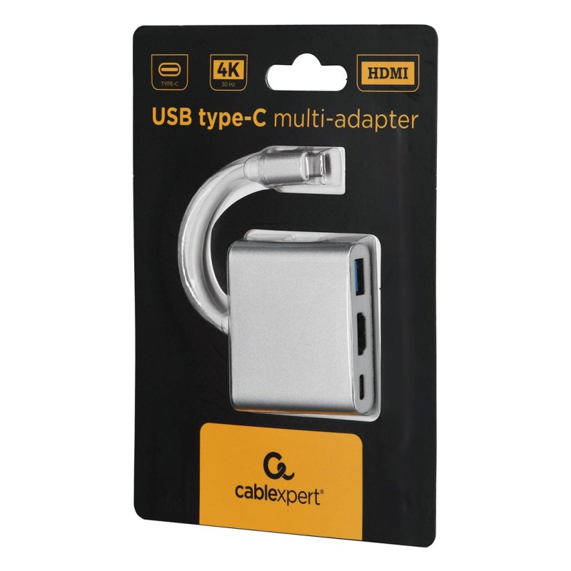 Gembird A-CM-HDMIF-02-SV USB graphics adapter Silver Gembird A-CM-HDMIF-02-SV USB graphics adapter Silver