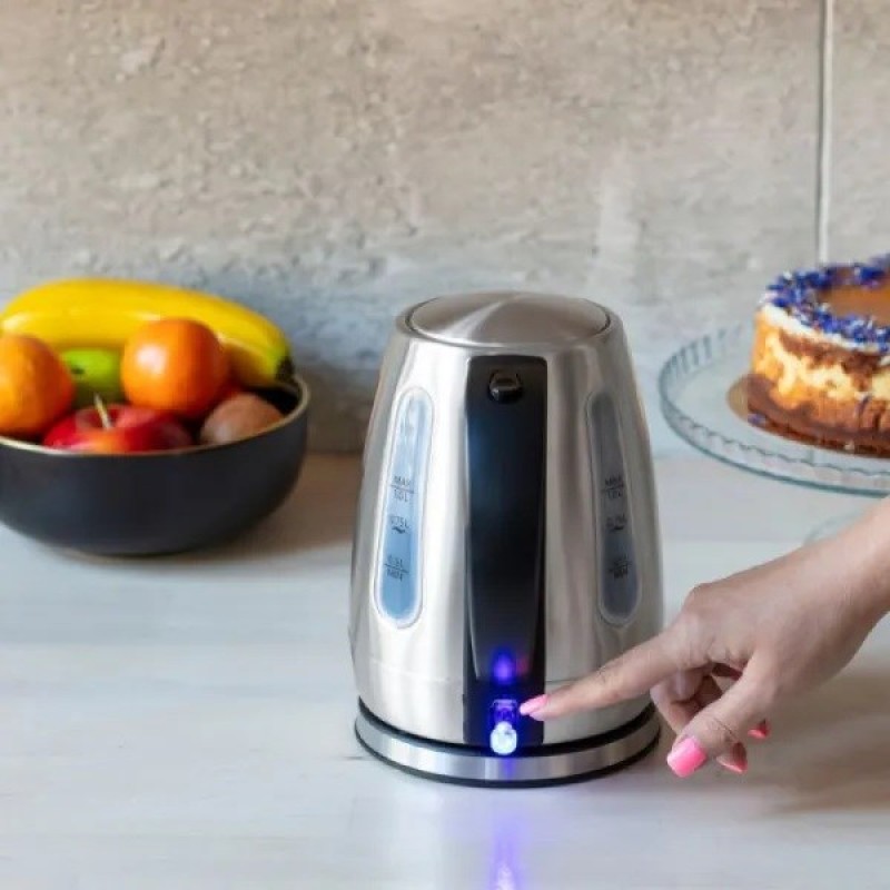 MPM MCZ-118 electric kettle 1 L 1630 W Steel