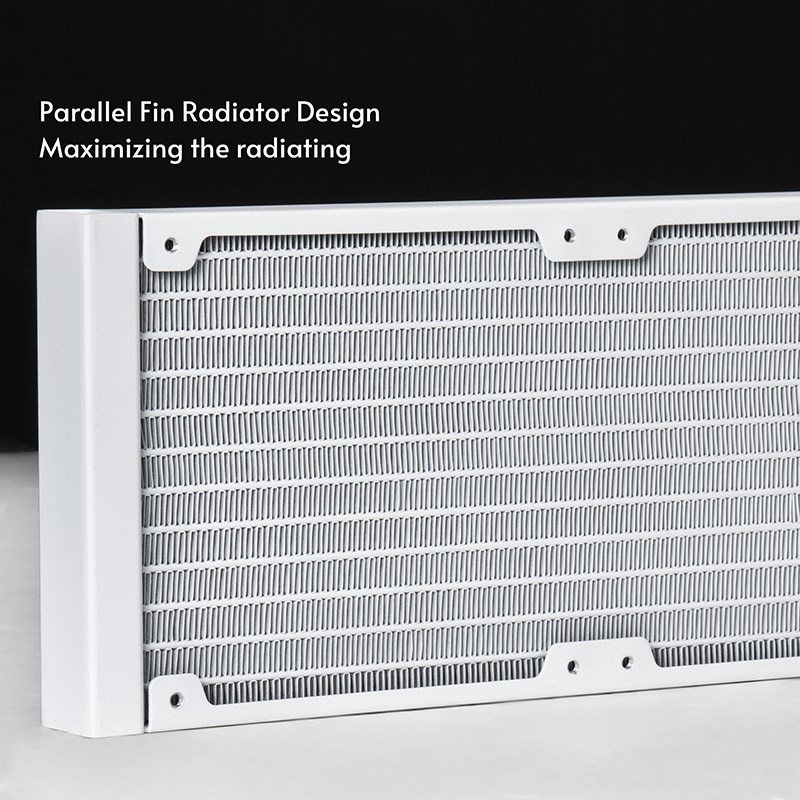 Chieftec CLC-360-RGB-W computer cooling system Computer case All-in-one liquid cooler 12 cm White