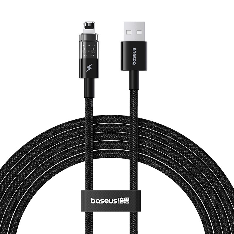 Baseus Gem USB to IP 2.4A fast charging cable 2 m Black Baseus Gem USB to IP 2.4A fast charging cable 2 m Black