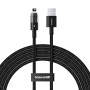 Baseus Gem USB to IP 2.4A fast charging cable 2 m Black