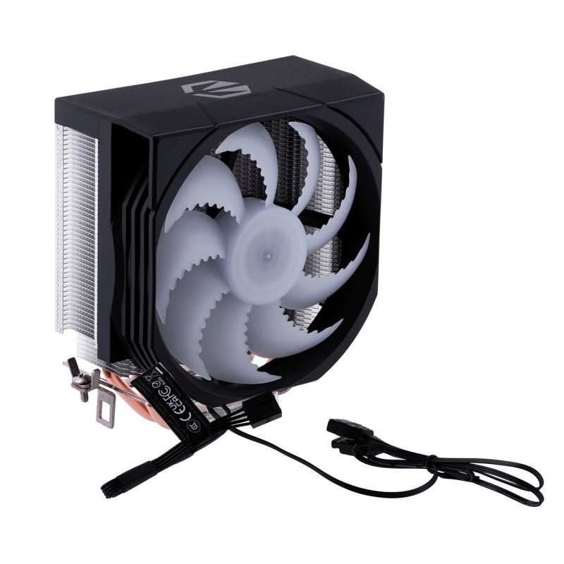 ENDORFY Spartan 5 MAX ARGB Processor Air cooler 12 cm Black 1 pc(s) ENDORFY Spartan 5 MAX ARGB Processor Air cooler 12 cm Black 1 pc(s)