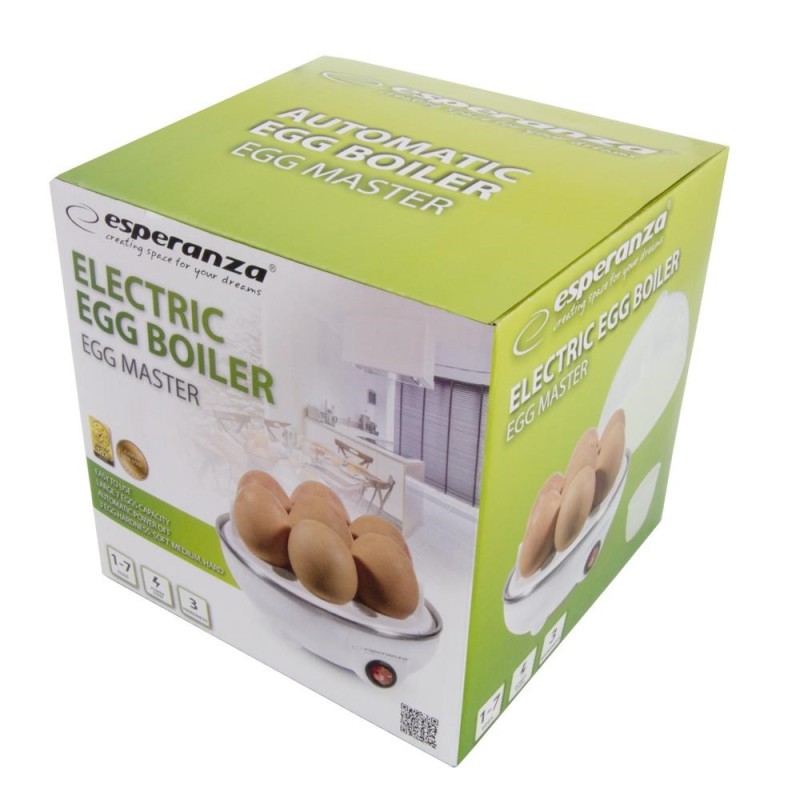 Esperanza EKE001 egg cooker 7 egg(s) 350 W White Esperanza EKE001 egg cooker 7 egg(s) 350 W White