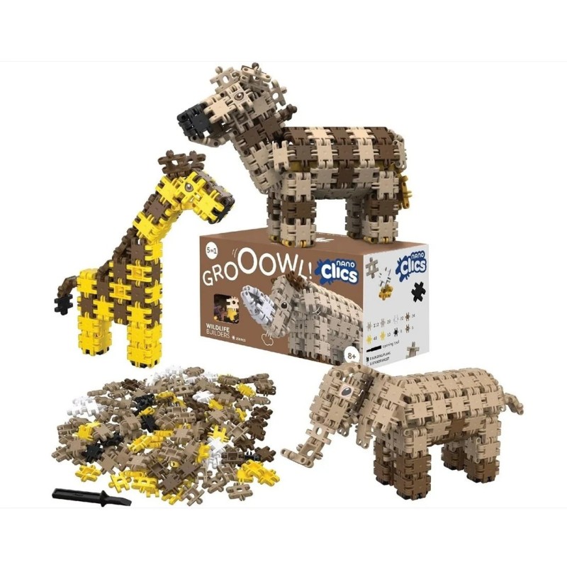 Building blocks Nano Clics - Wildlife Builders - 250 elements (NC006) Building blocks Nano Clics - Wildlife Builders - 250 elements (NC006)