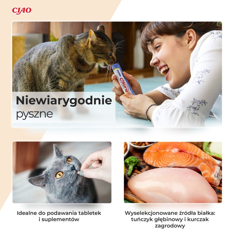 PREVITAL przekąska kurczak i ser dla kotów 60g PREVITAL przekąska kurczak i ser dla kotów 60g