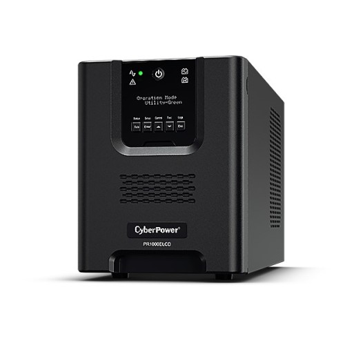 CyberPower PR1000ELCD uninterruptible power supply (UPS) Line-Interactive 1 kVA 900 W 8 AC outlet(s) CyberPower PR1000ELCD uninterruptible power supply (UPS) Line-Interactive 1 kVA 900 W 8 AC outlet(s)