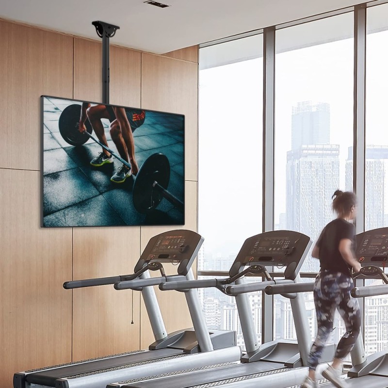 Techly 37-70 Telescopic Ceiling Long Support LED TV LCD Techly 37-70 Telescopic Ceiling Long Support LED TV LCD