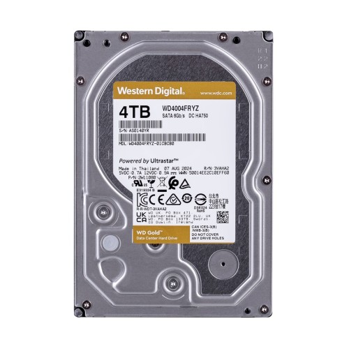 Western Digital Gold WD4004FRYZ internal hard drive 3.5 Western Digital Gold WD4004FRYZ internal hard drive 3.5
