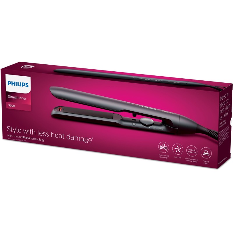 Philips 5000 series BHS510/00 hair styling tool Straightening iron Warm Black 1.8 m Philips 5000 series BHS510/00 hair styling tool Straightening iron Warm Black 1.8 m