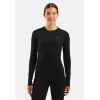 Koszulka damska ODLO Merino 160 BL Top Crew Neck l/s roz. S Czarna