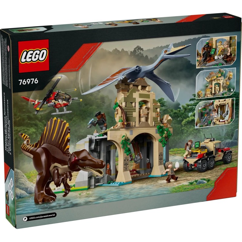 LEGO JURASSIC WORLD 76976 Spinosaurus & Quetzalcoatlus Air Mission