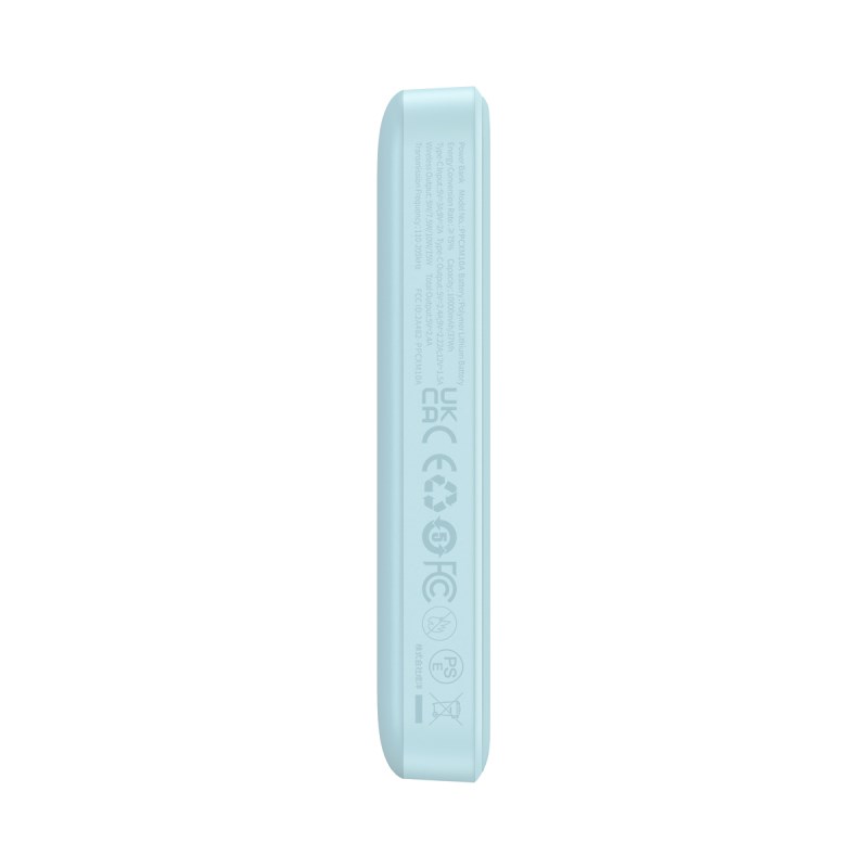 Baseus P10059001313-00 Lithium polymer (LiPo) power bank 10000 mAh Wireless charging Blue Baseus P10059001313-00 Lithium polymer (LiPo) power bank 10000 mAh Wireless charging Blue