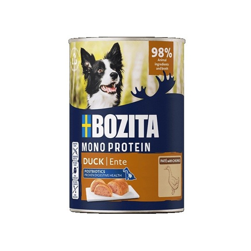 BOZITA Monoprotein Pate Duck - wet dog food - 400g BOZITA Monoprotein Pate Duck - wet dog food - 400g