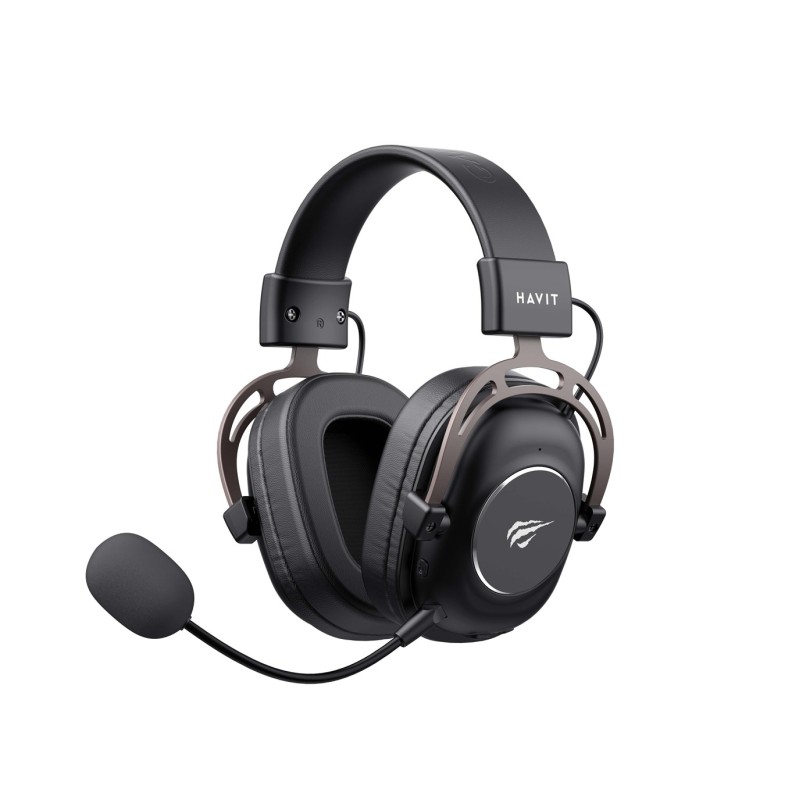Havit H2002YG - 2.4G gaming headphones (black and ochre) Havit H2002YG - 2.4G gaming headphones (black and ochre)