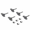 Round aluminium shower stool Round aluminium shower stool