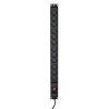 Activejet COMBO 12 socket power strip 1,5m black Activejet COMBO 12 socket power strip 1,5m black