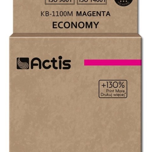 Actis KB-1100M Ink Cartridge (replacement for Brother LC1100M/980M; Standard; 19 ml; Magenta) Actis KB-1100M Ink Cartridge (replacement for Brother LC1100M/980M; Standard; 19 ml; Magenta)