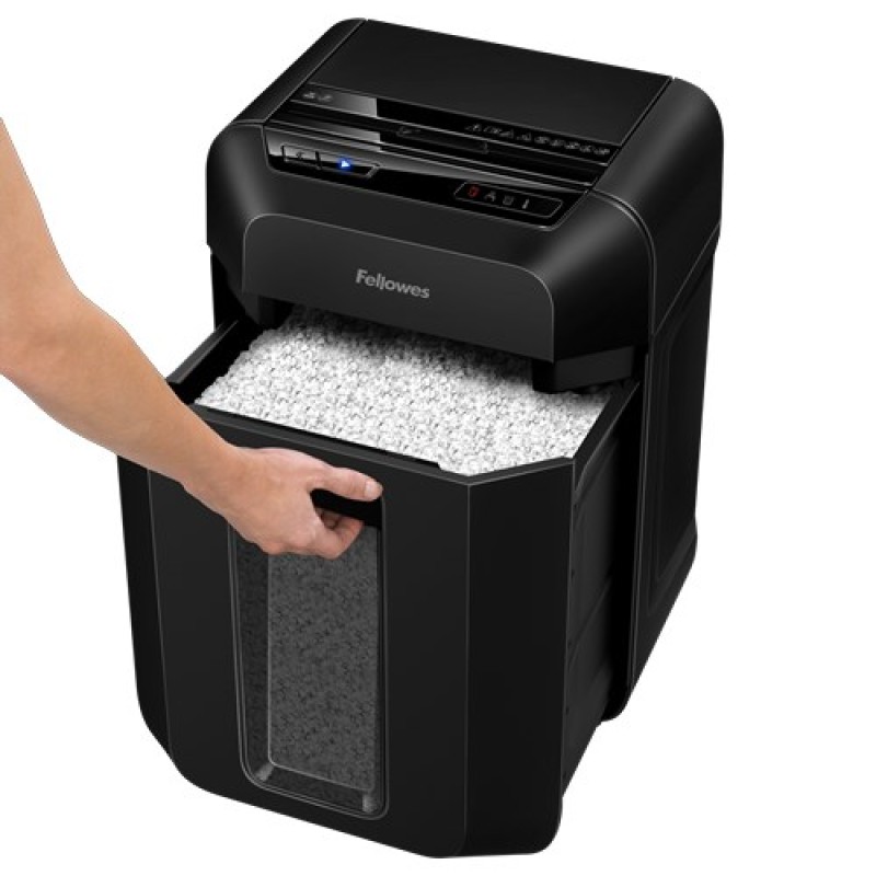 Fellowes AutoMax 90M paper shredder Micro-cut shredding Black Fellowes AutoMax 90M paper shredder Micro-cut shredding Black