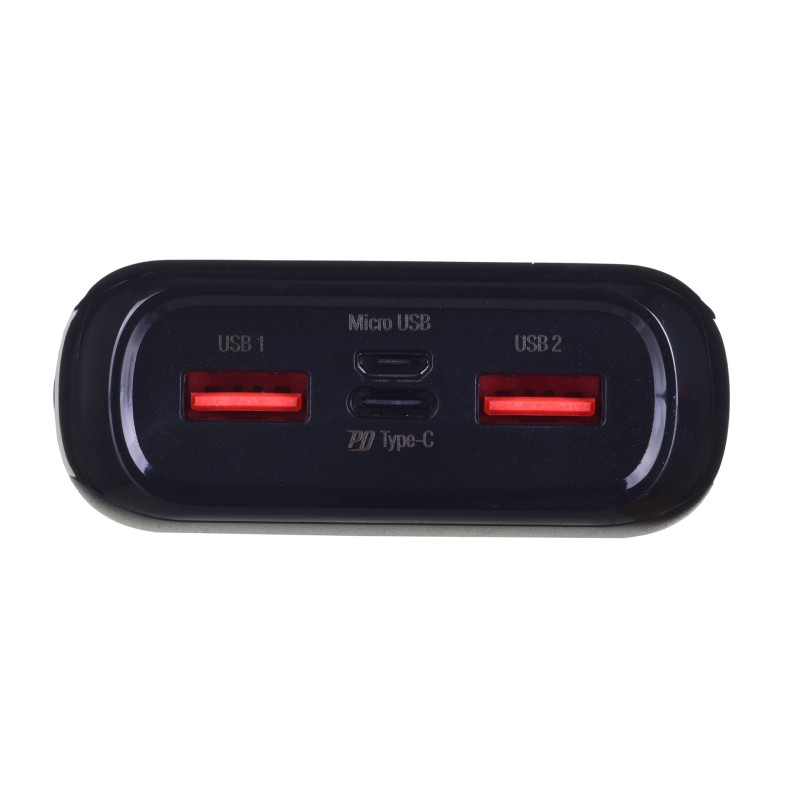 SILICON POWER QS28 Powerbank External battery 20000 mAh 2x USB QC 3.0 1x USB-C PD (SP20KMAPBKQS280K) Black SILICON POWER QS28 Powerbank External battery 20000 mAh 2x USB QC 3.0 1x USB-C PD (SP20KMAPBKQS280K) Black