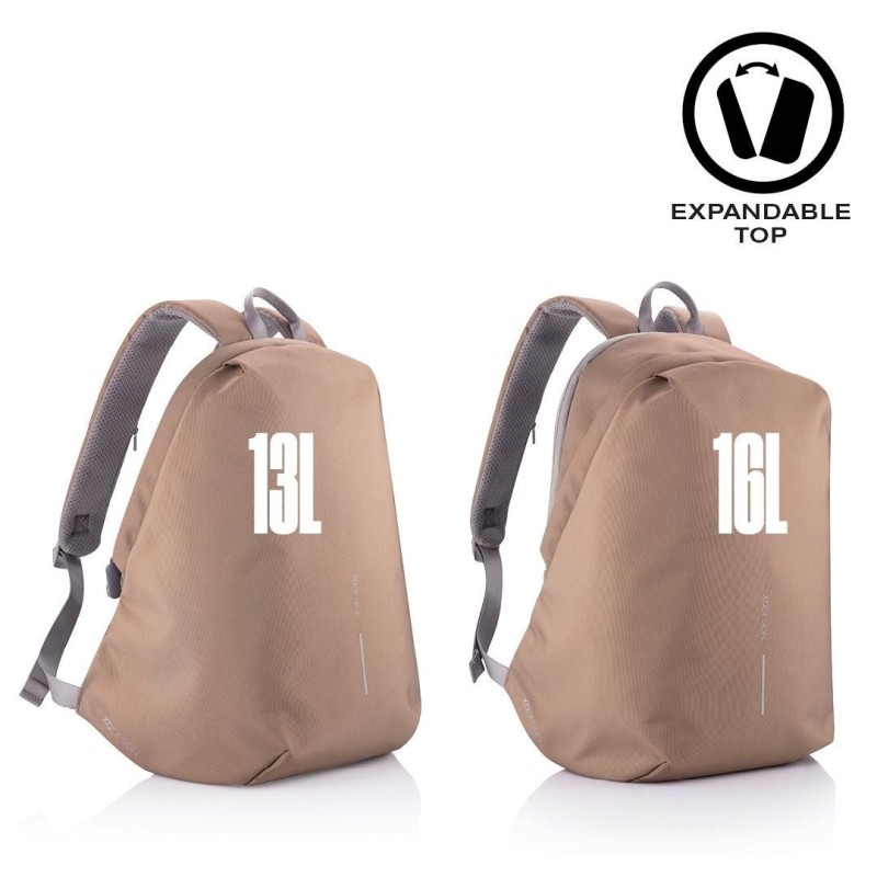 XD DESIGN ANTI-THEFT BACKPACK BOBBY SOFT BROWN P/N: P705.796 XD DESIGN ANTI-THEFT BACKPACK BOBBY SOFT BROWN P/N: P705.796