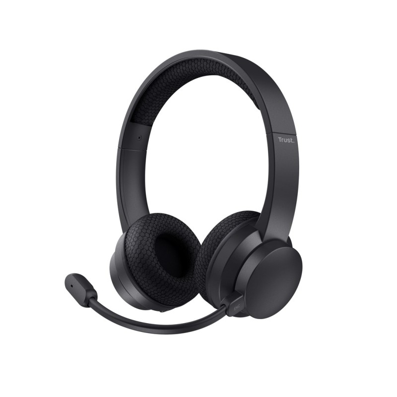 Trust Ayda Headset Wired & Wireless Head-band Calls/Music USB Type-C Bluetooth Black Trust Ayda Headset Wired & Wireless Head-band Calls/Music USB Type-C Bluetooth Black