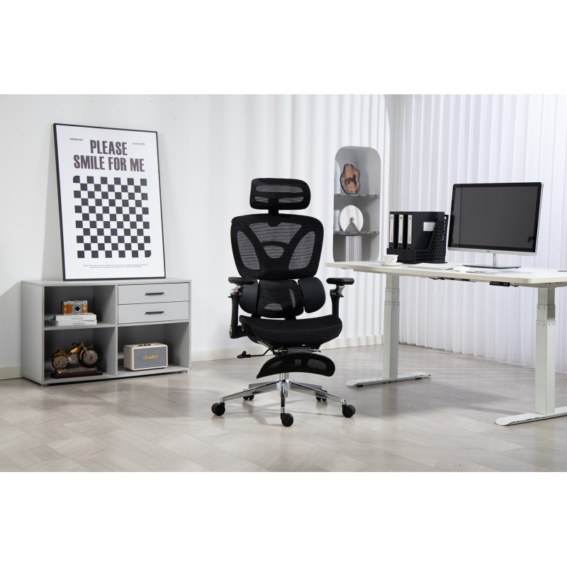 Activejet ergonomic office chair YK848 black Activejet ergonomic office chair YK848 black