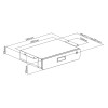 Maclean MC-461 Under Desk Lockable Drawer 5kg Organizer Black max 5kg Maclean MC-461 Under Desk Lockable Drawer 5kg Organizer Black max 5kg