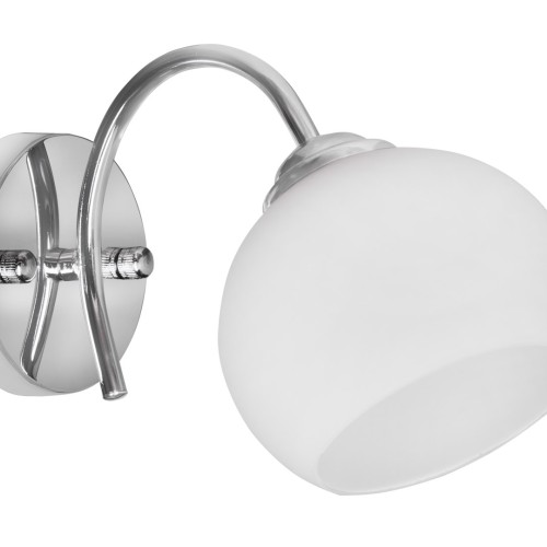 Activejet Classic single wall lamp - IRMA nickel E27 for the living room Activejet Classic single wall lamp - IRMA nickel E27 for the living room